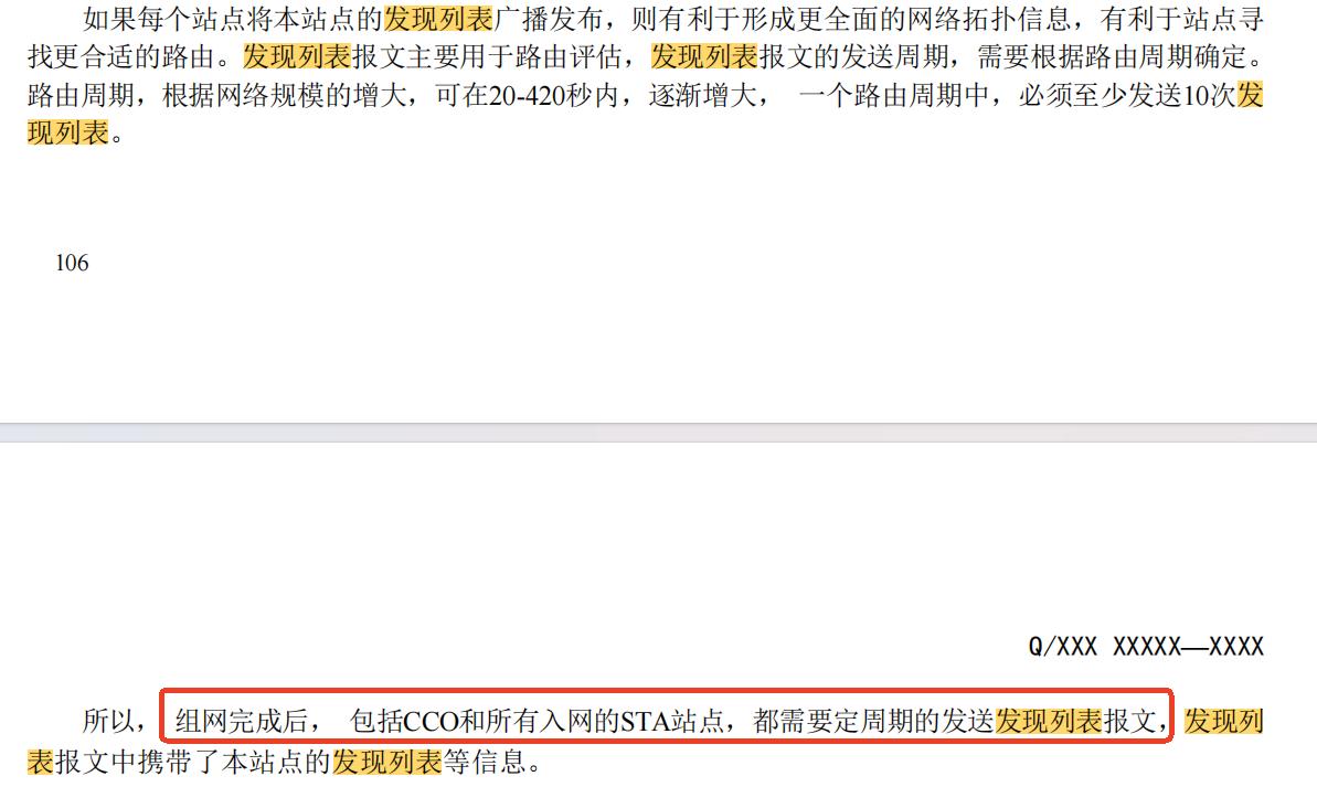 协议发现列表